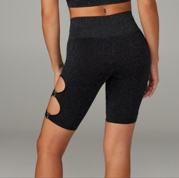 Savage X Fenty🩶Bawdy Double Knit Bike Shorts SIZE L - Picture 4 of 9